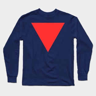 Free gaza - red triangle Long Sleeve T-Shirt